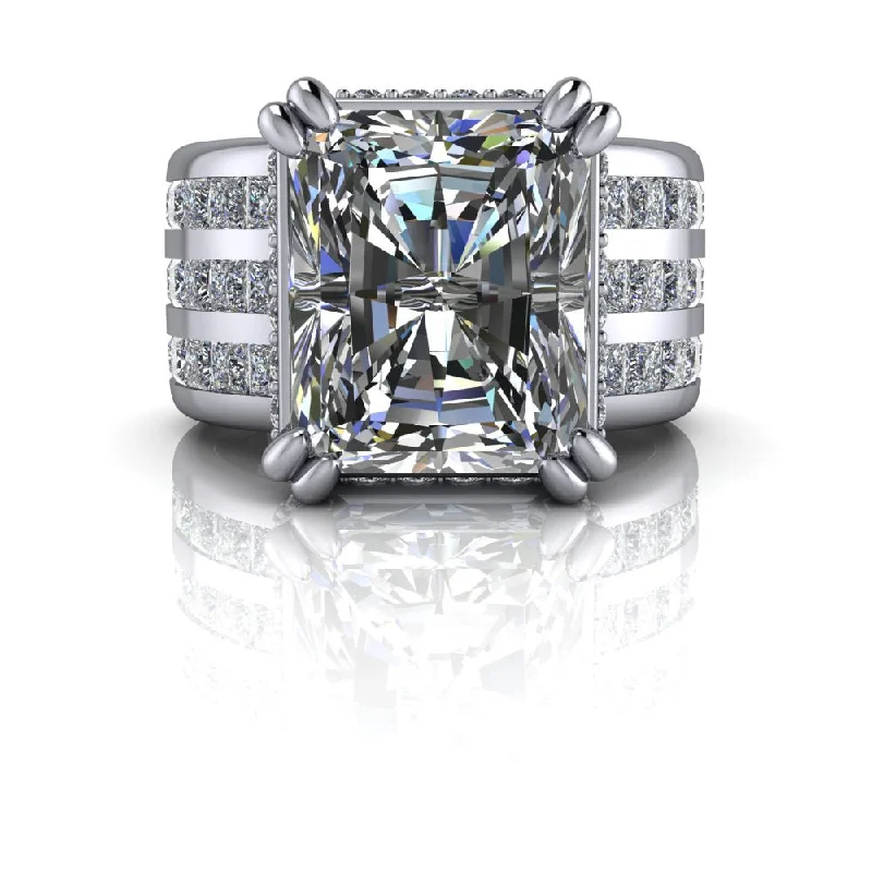 diamond engagement rings for women -Molly No.1 Moissanite Ring