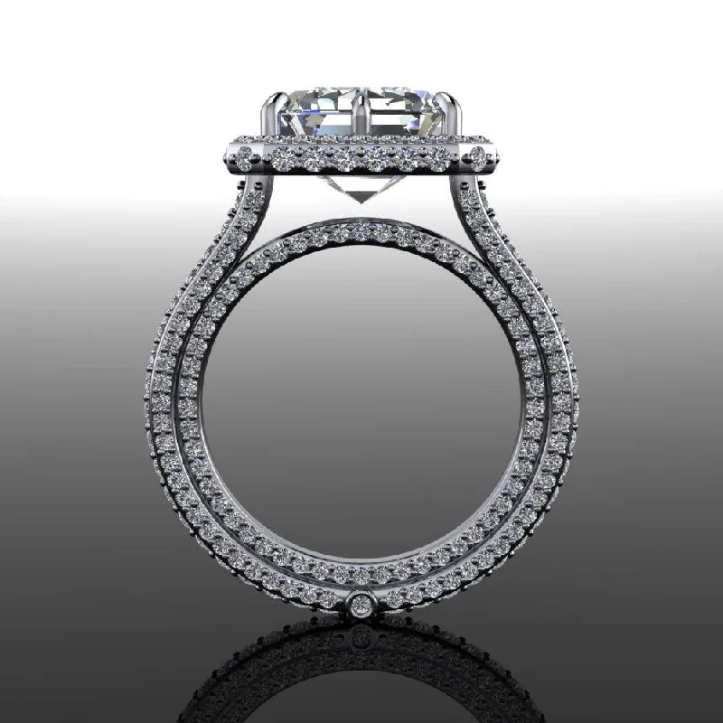 luxurious engagement rings for women -Camilla No. 1 Moissanite Ring