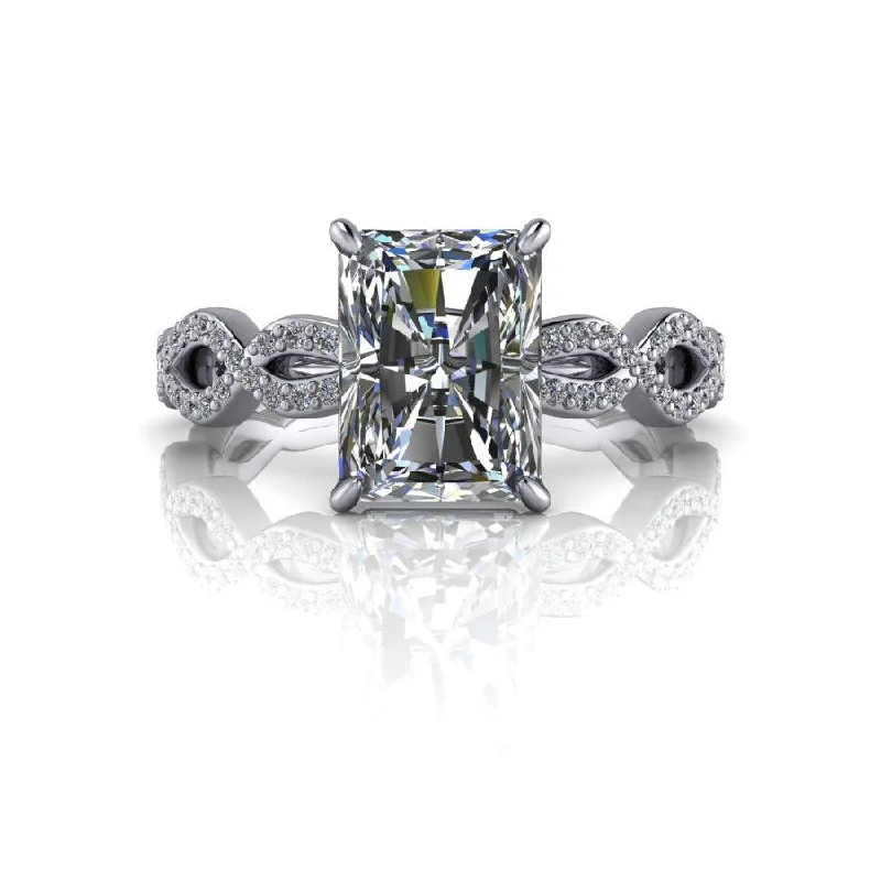 diamond engagement rings for women -Liliana No. 1 Moissanite Ring