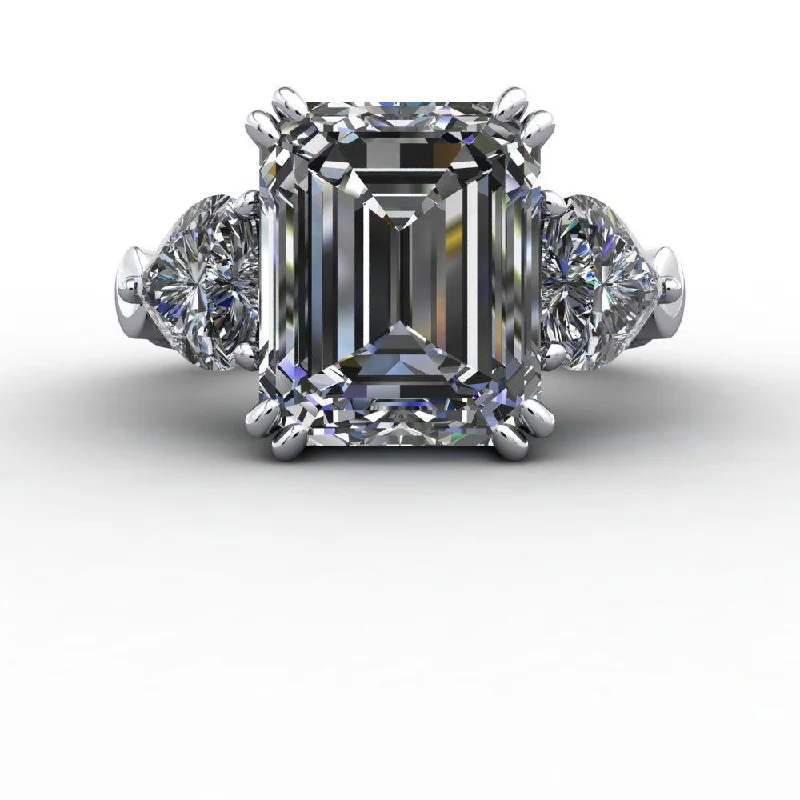 vintage engagement rings for women -Reva No. 1 Moissanite Ring