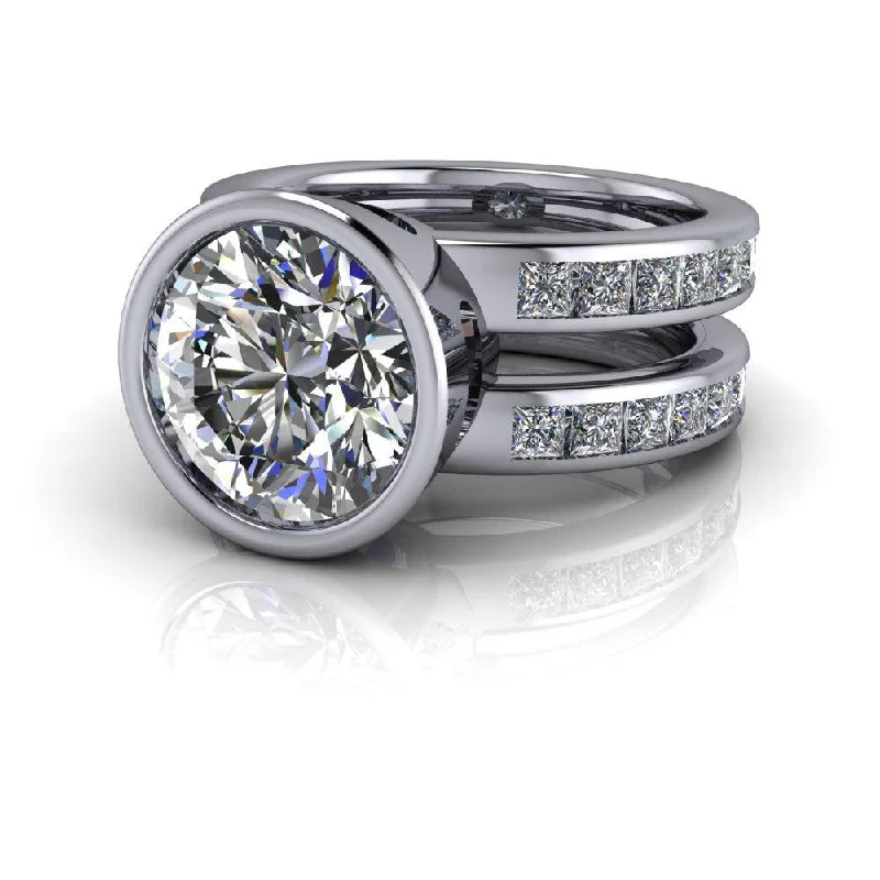 sapphire engagement rings for women -Ripley No. 1 Moissanite Ring