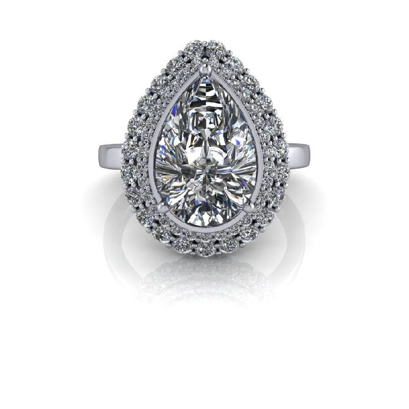 lab-grown diamond engagement rings for women -Callie No. 1 Moissanite Ring