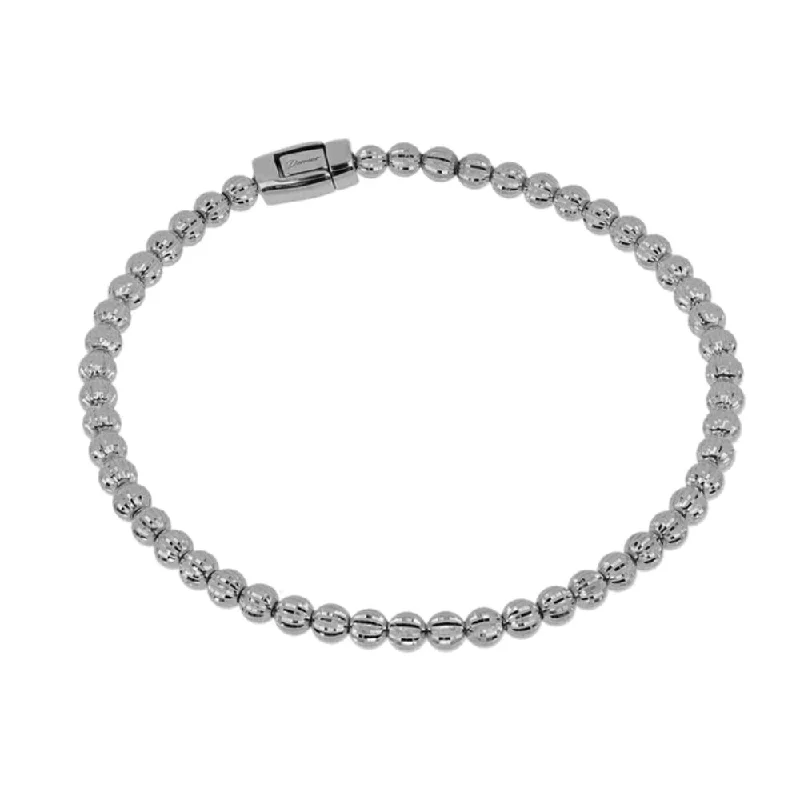 handmade bracelets for women -Desmos Sterling Silver "Crystal" Bracelet