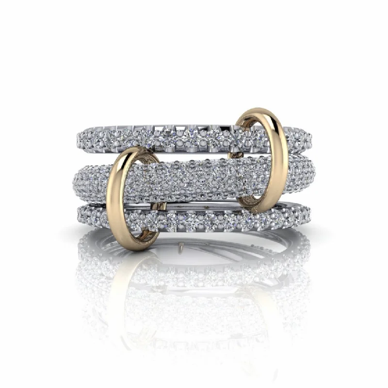 10kt white gold/yellow gold