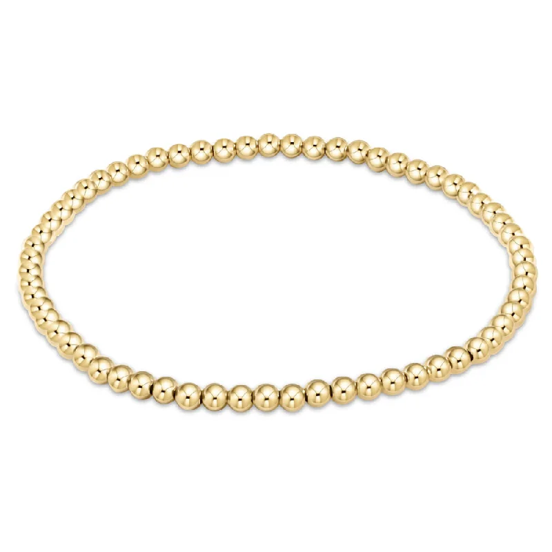 unique bangles for women -enewton 7.25" extends Classic Gold Bead Bracelet - 3mm