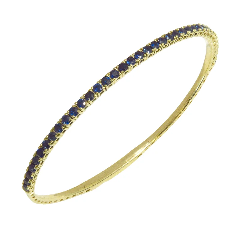 infinity bracelets for women -Flexi Sapphire Bangle Bracelet