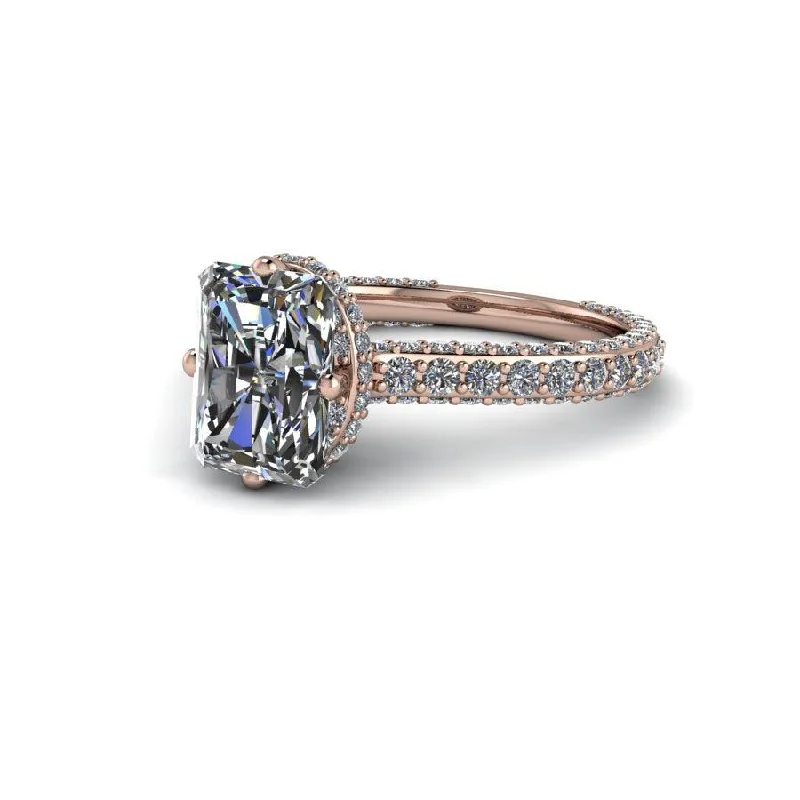 diamond and sapphire engagement rings for women -Sky No. 3 Moissanite Ring