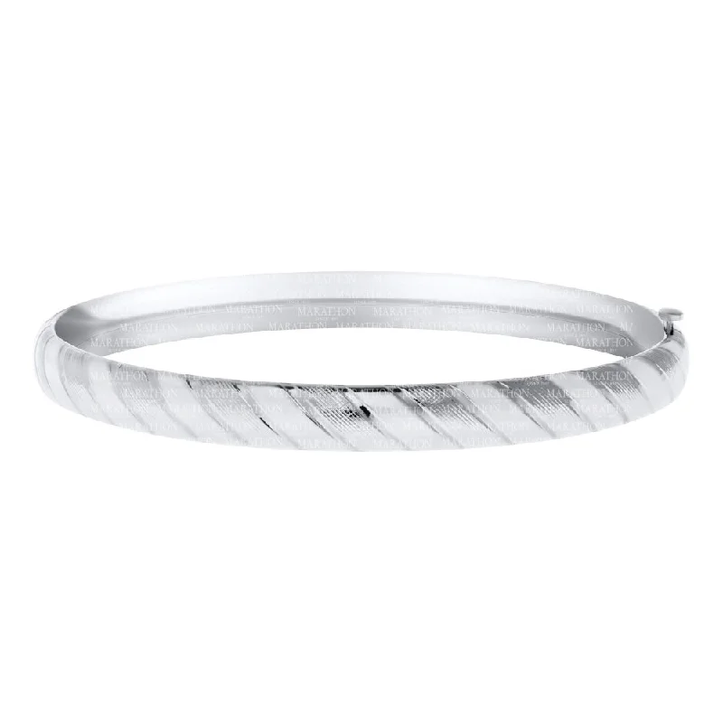 wedding bangles for women -Sterling Silver Child's Bangle Bracelet