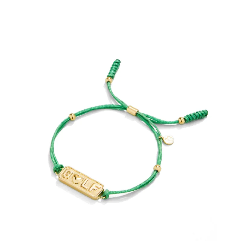 custom bracelets for women -Spartina Golf Slide Bracelet - Greenbriar