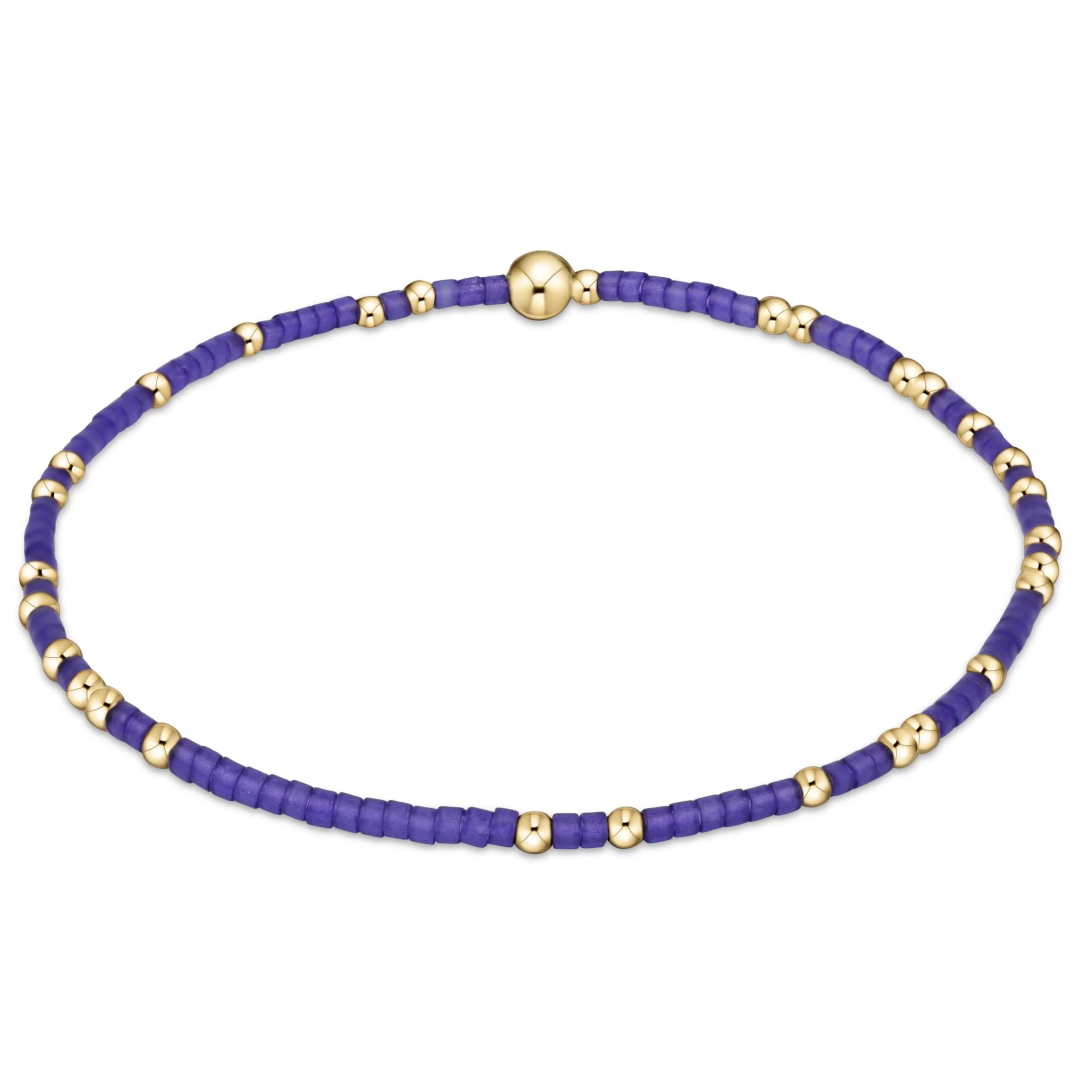 pearl bracelets for women -enewton 5.5" egirl Gameday Hope Unwritten Bracelet - Purple