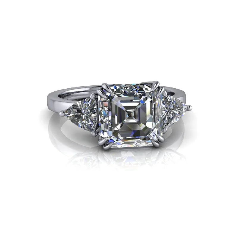 antique engagement rings for women -Mari No. 3 Moissanite Ring