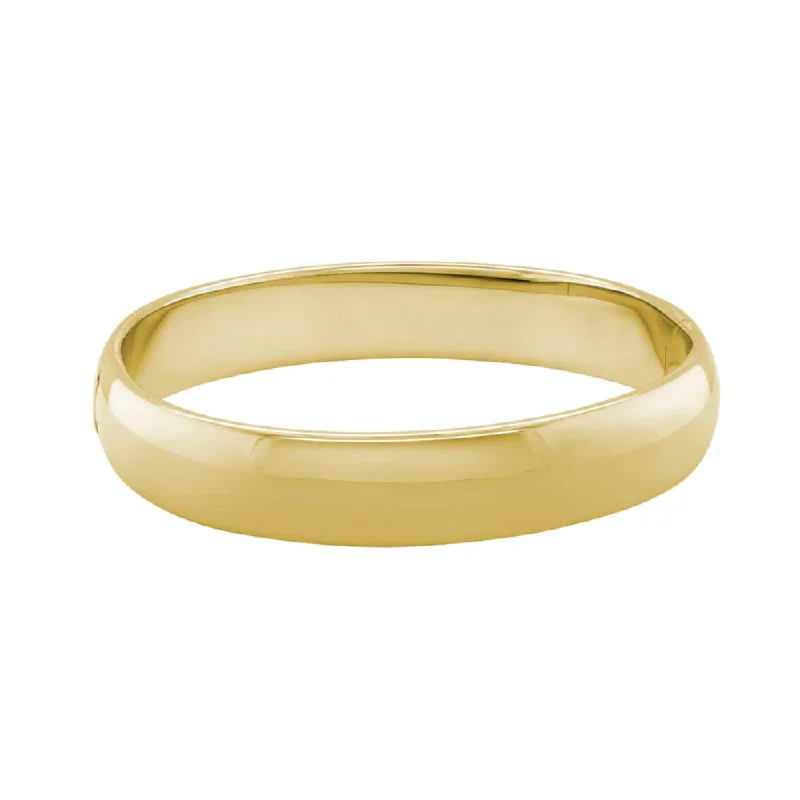 fashionable bracelets for women -14k Yellow Gold Bangle Bracelet