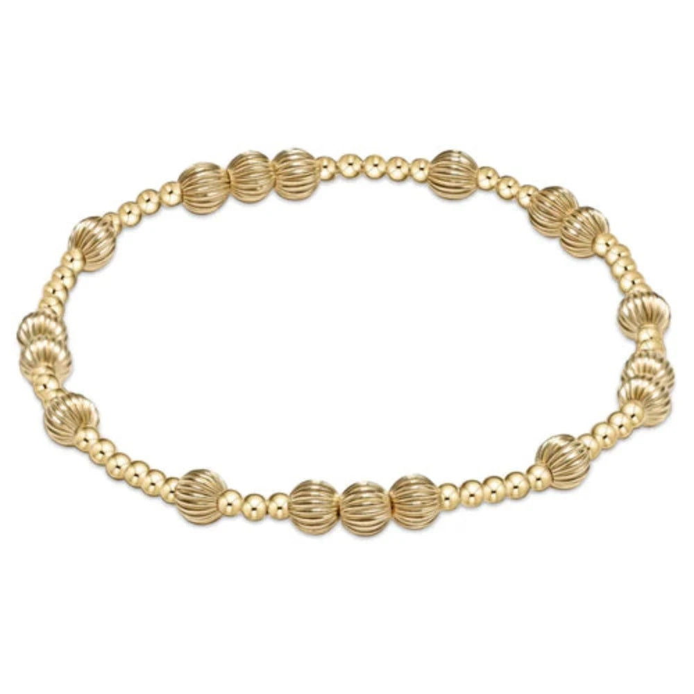 personalized bracelets for women -enewton 6.25" Hope Unwritten Dignity Bead Bracelet-Gold 5mm