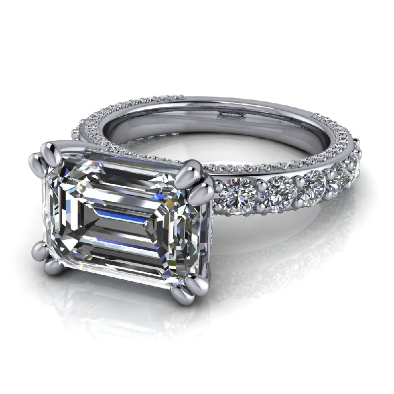 luxury engagement rings for women -Layla No. 2 Moissanite Ring