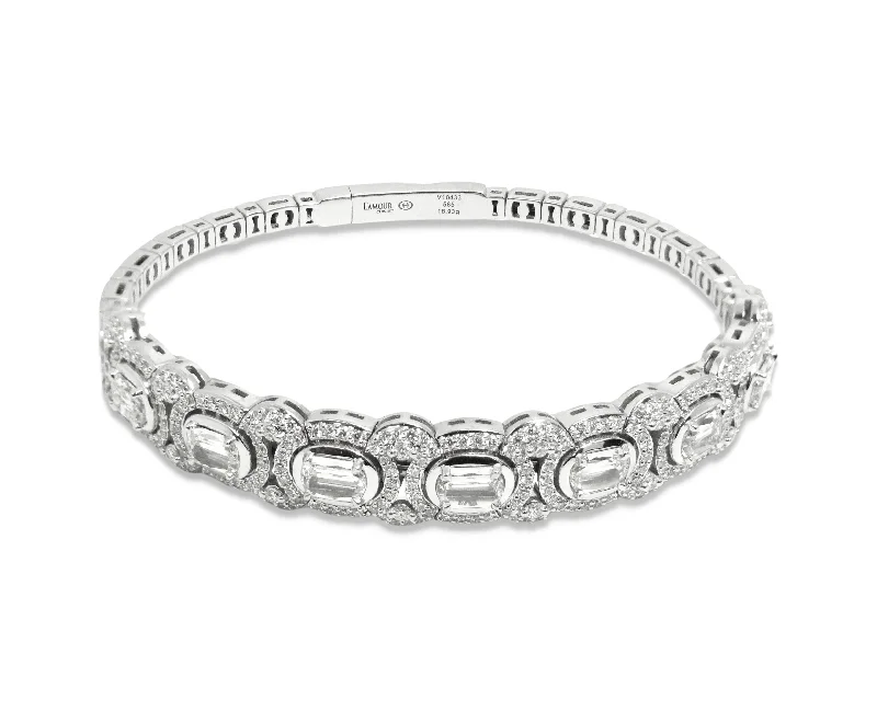 stackable bracelets for women -L’Amour Crisscut® Diamond Bracelet