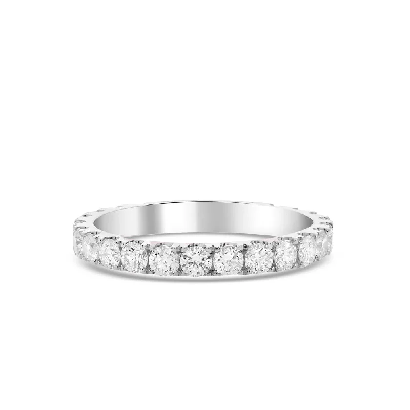 engagement rings with pear-shaped diamonds for women -Diamond Eternity Band in 14K Gold, 3.00 mm wide